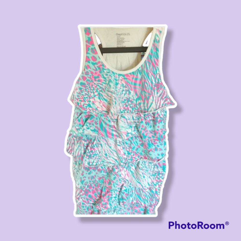 Animal Print Flowy Tank Top